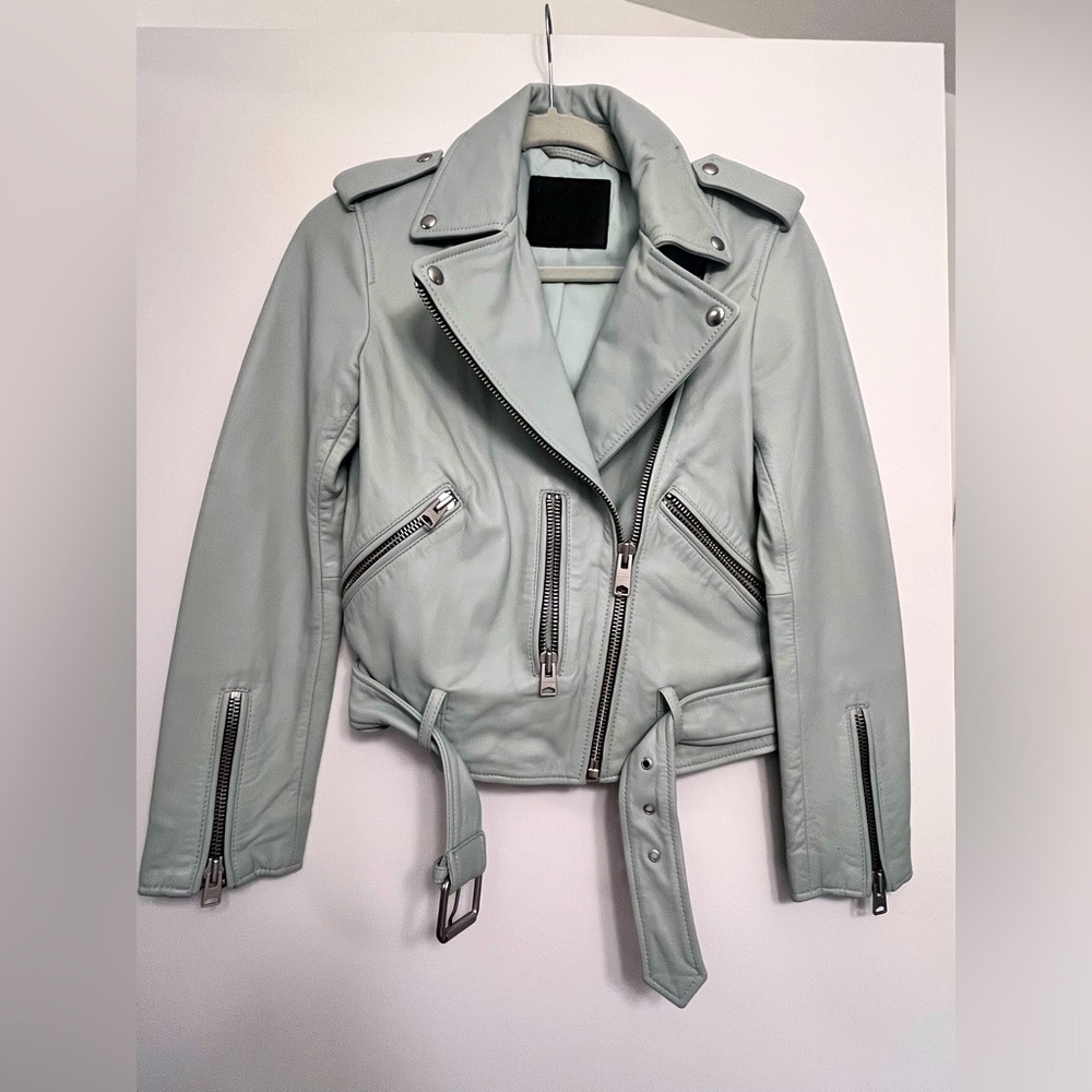 AllSaints leather biker jacket